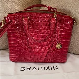 NWT Brahmin Duxbury Satchel in Ribbon